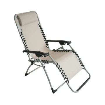 Foldable Sun Lounger Chair with Aluminum Frame for Patio, Garden, Beach, and Indoor Use