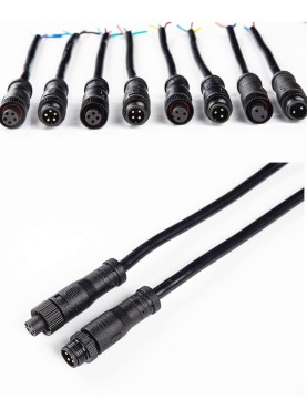 High-Temperature Resistant Waterproof LED Wiring Harness M8 M12 M16 for Solar Energy