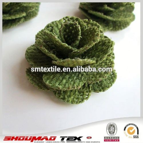 Wholesale natural jute flower