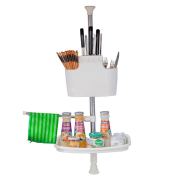BYN kitchen appliance 2-tier tension pole spice rack DQ-1206