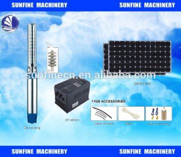 6 Inch DC solar submersible pump solar powered water pump