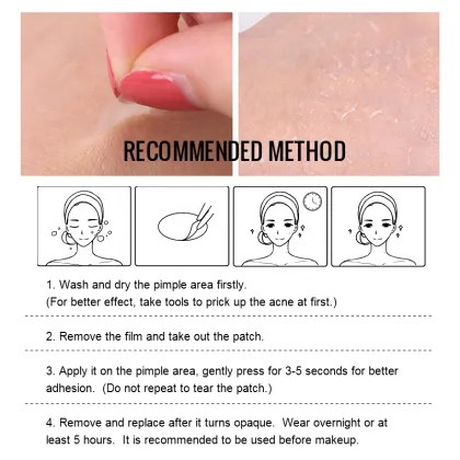 OEM Private Label Hydrocolloid Acne Patches - Instant Acne Coverage