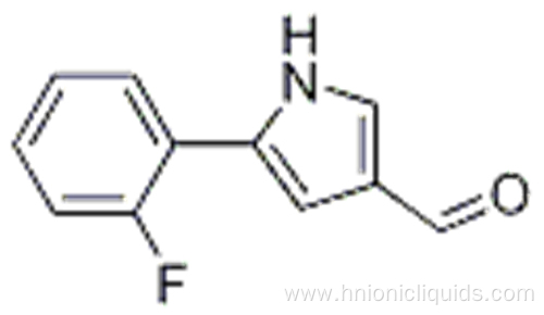 1H-Pyrrole-3-carboxaldehyde, 5-(2-fluorophenyl)- CAS 881674-56-2 