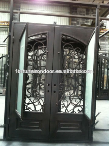 Metal door design/ Iron main door designs iron grill door designs/ China Manufacturer