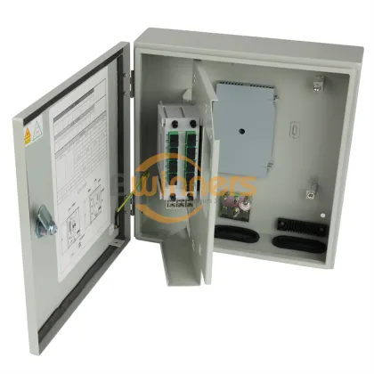 1X16 Splitter Metal Distribution Box Fiber Optic optical fibre cable splitter