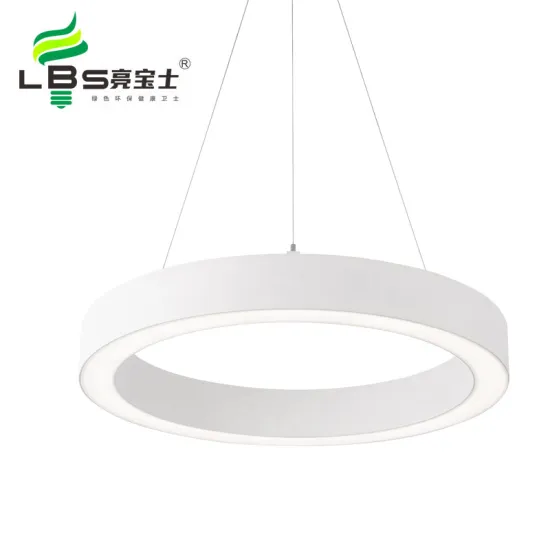220V Up and Down Lighting Round Linear LED Batten Ceiling Mounted Light