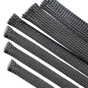 1mm-100mm black expandable braided nylon mesh PET sleeve cable sleeve / sheath / automatic wiring harness instrument