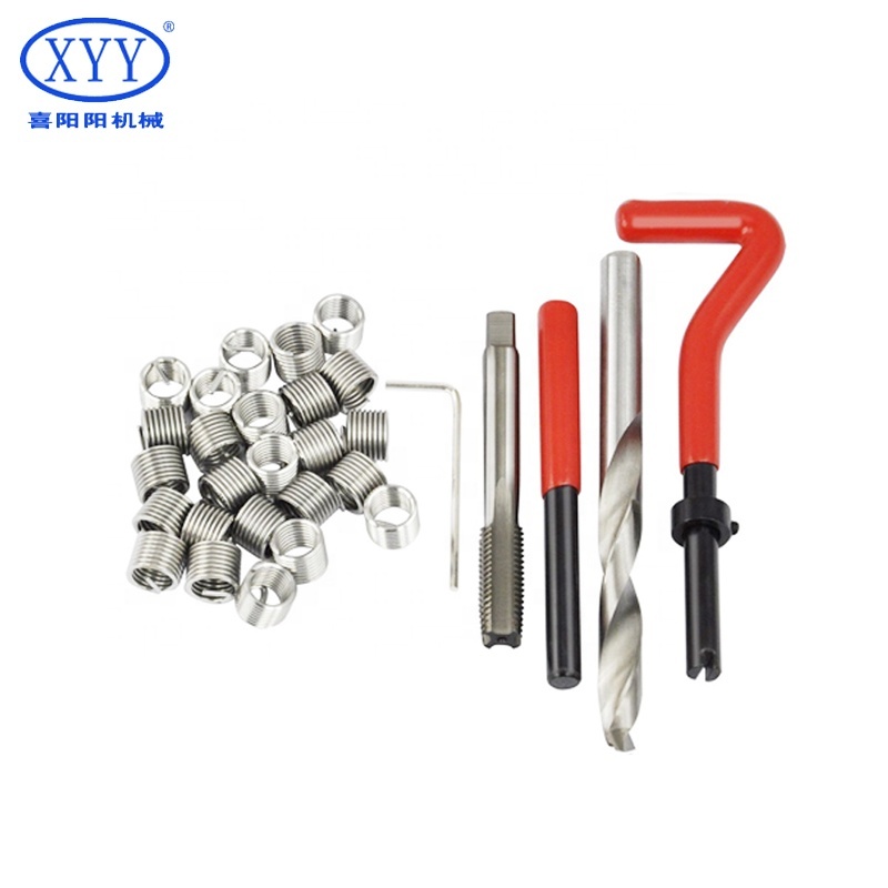 M8*1.25-m12*1.25-10L Aluminum Blind Hole Installation Threads Steel and Stainless Steel Wire Thread Inserts
