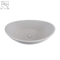 Modern Style Hotel and Restaurant Bathroom Vanities with Natural Concrete Counter Tops and Sinks