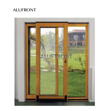 Factory Direct Sales: Aluminum-Wood Symbiosis Sliding Windows and Security Glass Aluminum Doors