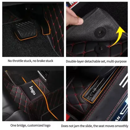 Custom Auto Foot Pads for BMW X5 E53 2004-2007 Car Mats