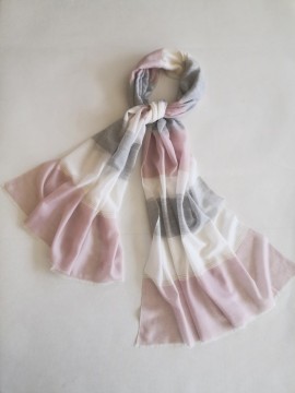 New Multicolor Worsted Long Pure Wool Scarf Shawl