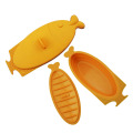 Lunchbox in silicone da campeggio a forma di pesce