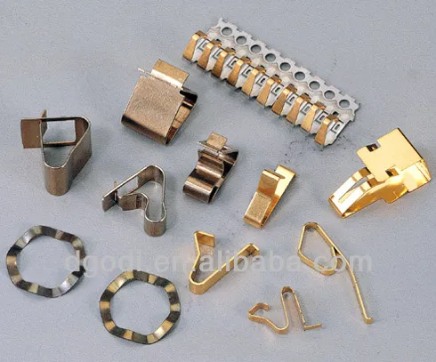 high precision brass copper electrical spring contact