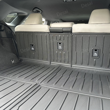 Waterproof TPE Trunk Mat and Rear Seat Cushion for Lexus RX350 2023