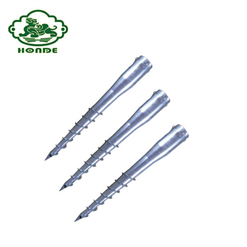 Mini Q235 Steel Pile Screws For Foundation