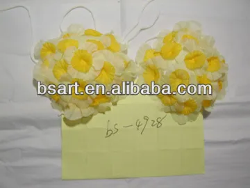 hula bra silk flower corsage