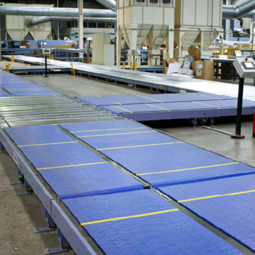 High Quality Customized Plastic Modular Belt Conveyor Line for Corrugated Cardboard