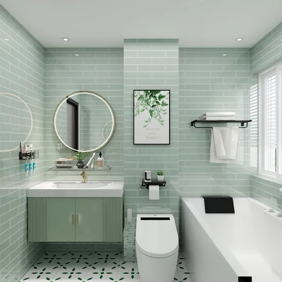 Hand-Painted 3" x 6" Glass Mosaic Tiles: Ideal for Kitchen and Bathroom Backsplashes