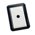 Square Glass With Plating Black Edge For Watch