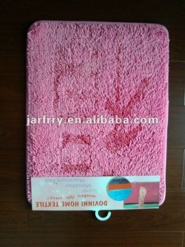 Thick hair microfiber chenille door mat out of bath room mat