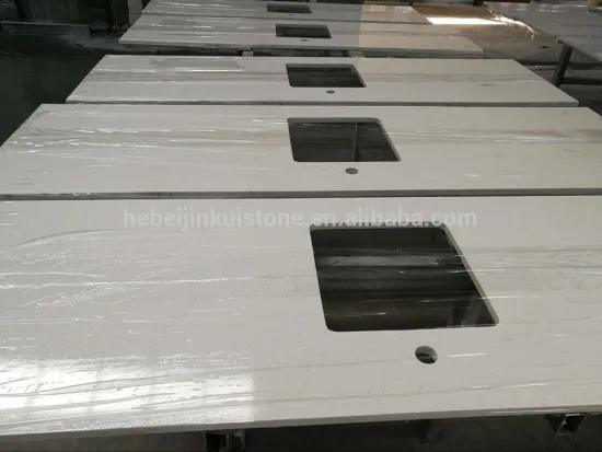 countertop dishwashewhite mirror fleck quartz stone countertop high quality