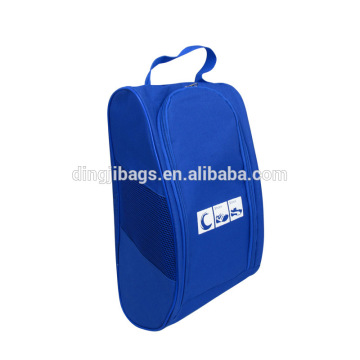 Wholesale custom design portable sportszipper shoes bag