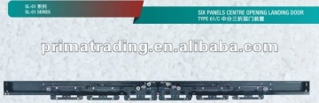 6-Panels centre opening elevator landing door mechanism--Type 61/C