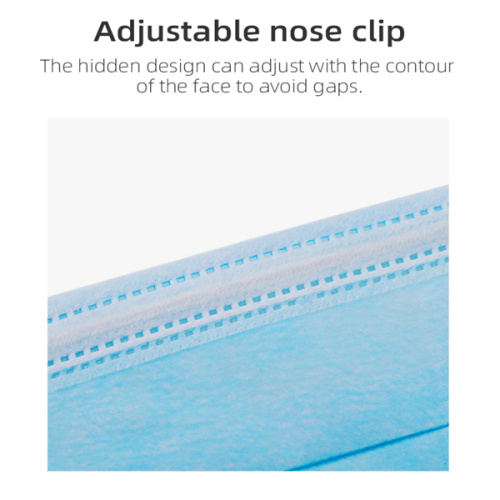 Masque buccal non tissé jetable pour adultes