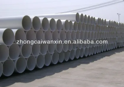 PVC drainage pipes