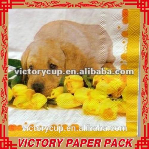 party product solid color printed wholesale paper napkins
