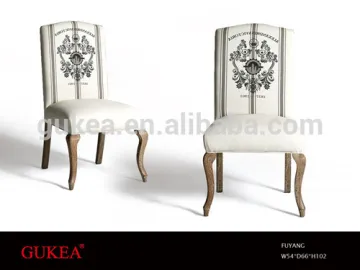 Antique furniture fabric hotel dining chairs FUYANG