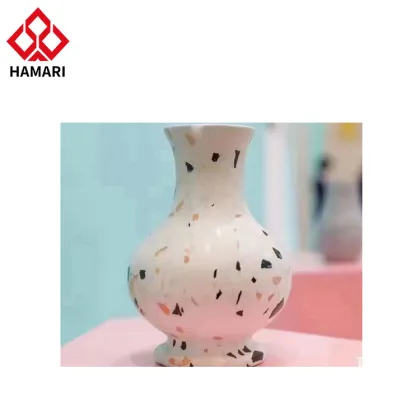 Custom Terrazzo Vases: Unique Home & Garden Decor Art Stone Flower Pots