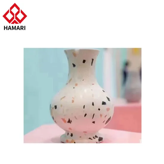 Custom Terrazzo Vases: Unique Home & Garden Decor Art Stone Flower Pots