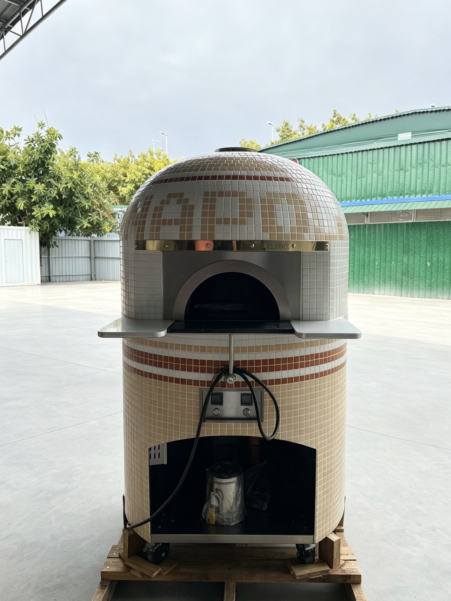 wood fired pizza oven