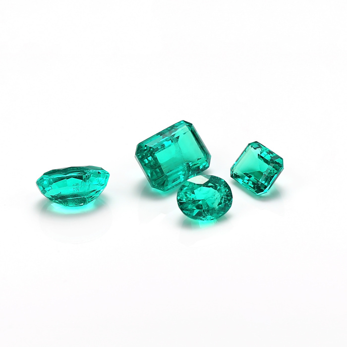Lab Emerald Colombian Color Emerald Cut 14x10