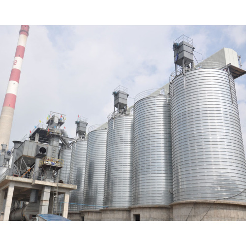 Kraftwerks-Flugasche-Lagersilo, flacher Typ