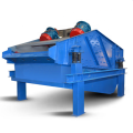 Dewatering vibrating screen with polyurethane mesh