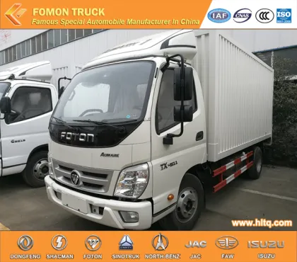 FOTON AOLING 4X2 110hp 8-10tons corrugated iron van truck