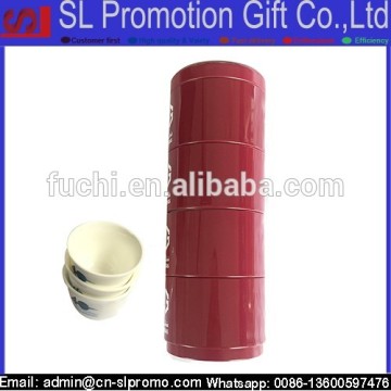 Ceramic Arabic Coffee Cup Set In Tin Box For Ramadan Gifts