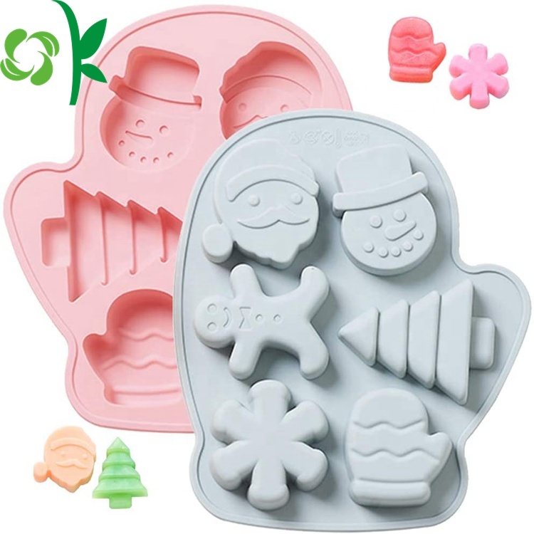 Food Grade Silicone Christmas Candy Molds