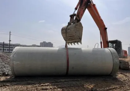 GRP municipal wastewater pipe