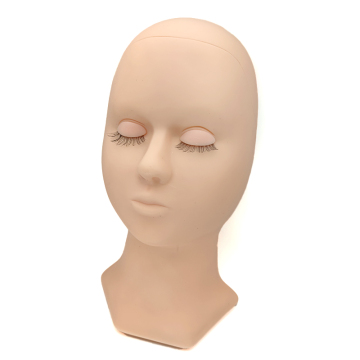 Wholesale PVC Eyelash Training Practice Head Model for Beginners