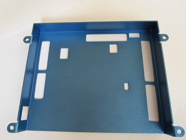Square blue mobile power supply shell