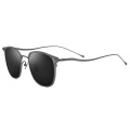 Round Retro Titanium Sunglasses
