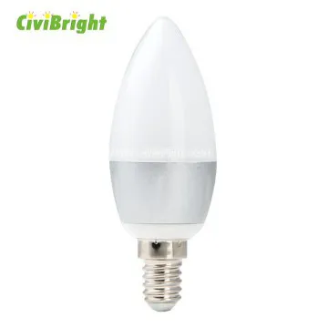 C37candle LED  bulb china   ceramic tailed  bulbs