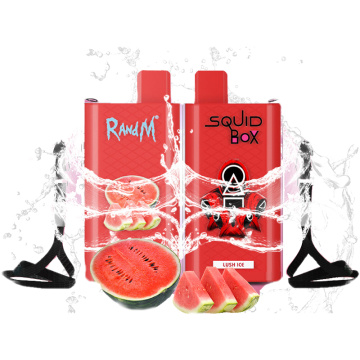 オリジナルのRandm Squid Box 5200パフ使い捨て蒸気