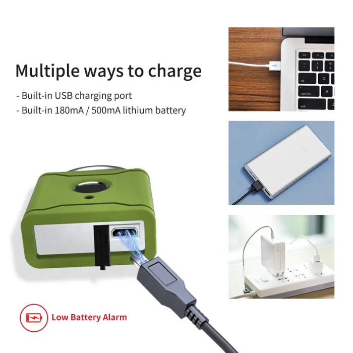 USB -заряжаемый мобильный отпечаток Ttlock Биометрический замок