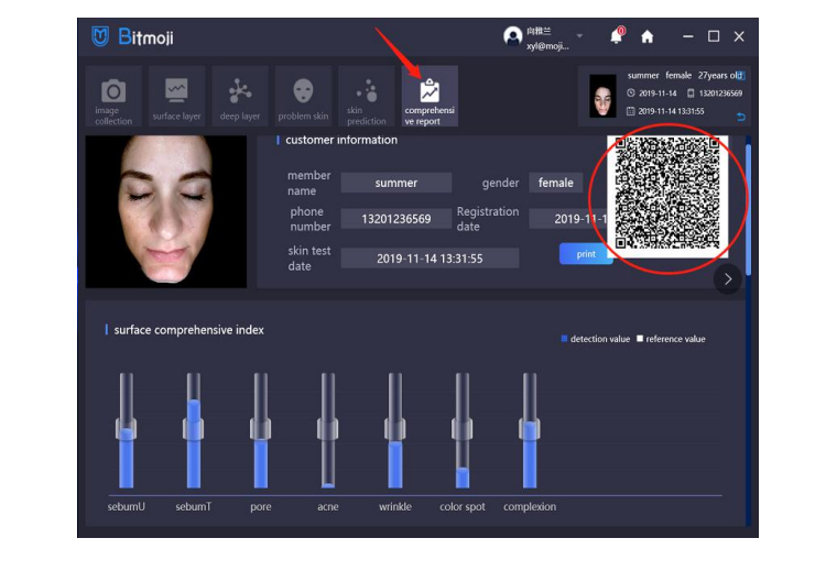 3d skin analyzer