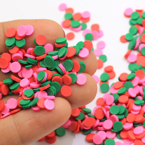 500g Coffee Round Shape Slice Soft Polymer Clay Sprinkles For Slime Supplies Cake Decoration DIY Nail Arts Accessories